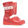 Stivali bambini piccoli 23c rosso+bianco