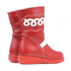 Stivali bambini piccoli 23c rosso+bianco