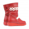 Stivali bambini piccoli 23c rosso+bianco