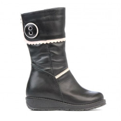 Stivaletti bambini piccoli 25c nero combinato