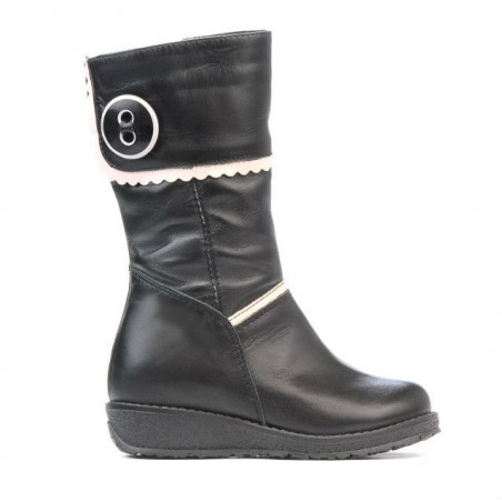 Stivaletti bambini piccoli 25c nero combinato