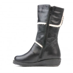 Stivaletti bambini piccoli 25c nero combinato
