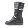 Stivaletti bambini piccoli 25c nero combinato