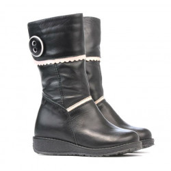 Stivaletti bambini piccoli 25c nero combinato