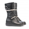 Stivaletti bambini piccoli 25c nero combinato