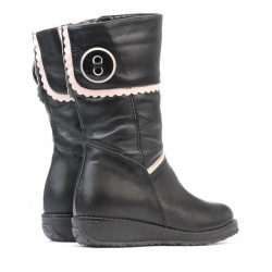Stivaletti bambini piccoli 25c nero combinato