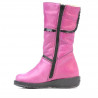 Stivaletti per bambini piccoli 25c rosa+nero
