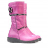 Stivaletti per bambini piccoli 25c rosa+nero