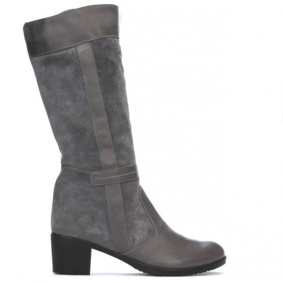 Stivali donna 3250 grigio combinato