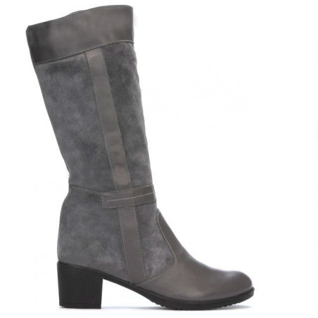 Stivali donna 3250 grigio combinato