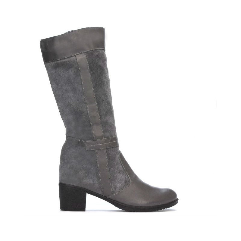 Stivali donna 3250 grigio combinato