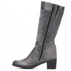 Stivali donna 3250 grigio combinato