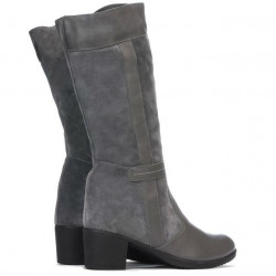 Stivali donna 3250 grigio combinato