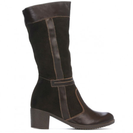 Stivali donna 3250 caffè combinato