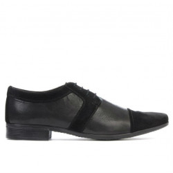 Scarpe eleganti uomo 742 nero combinato