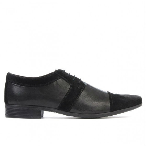 Scarpe eleganti uomo 742 nero combinato