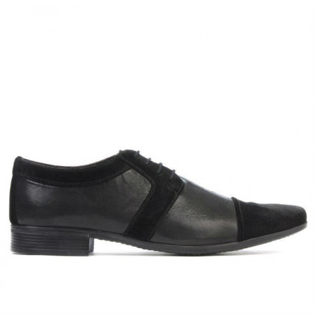Scarpe eleganti uomo 742 nero combinato