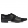 Scarpe eleganti uomo 742 nero combinato