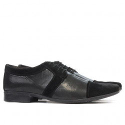 Scarpe eleganti uomo 742 nero combinato