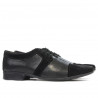 Scarpe eleganti uomo 742 nero combinato