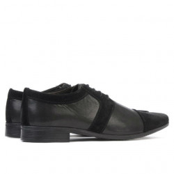 Scarpe eleganti uomo 742 nero combinato