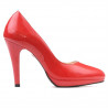 Scarpe eleganti donna 1233 vernice rosso