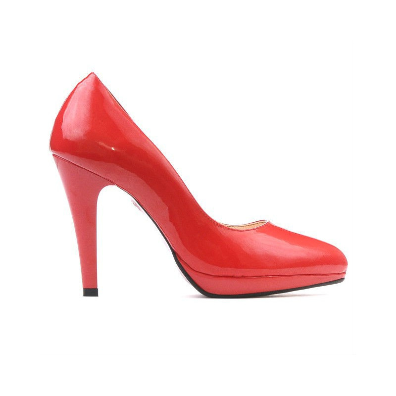 Scarpe eleganti donna 1233 vernice rosso