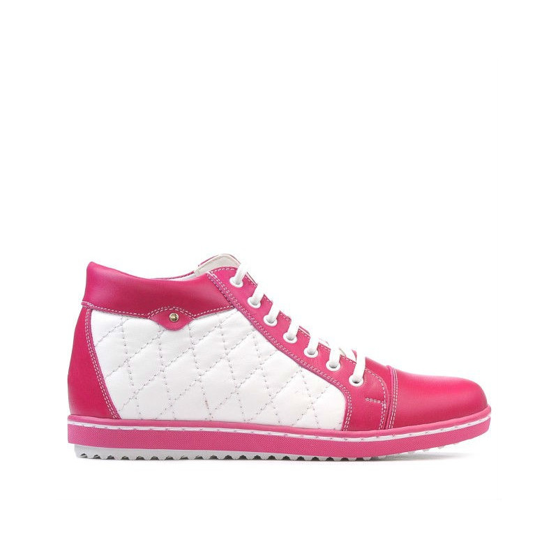 Stivaletti donna 3283 rosa+bianco