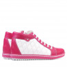 Stivaletti donna 3283 rosa+bianco