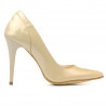 Scarpe eleganti donna 1230 vernice beige