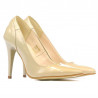Scarpe eleganti donna 1230 vernice beige