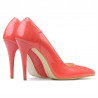 Scarpe eleganti donna 1230 vernice rosso corallo
