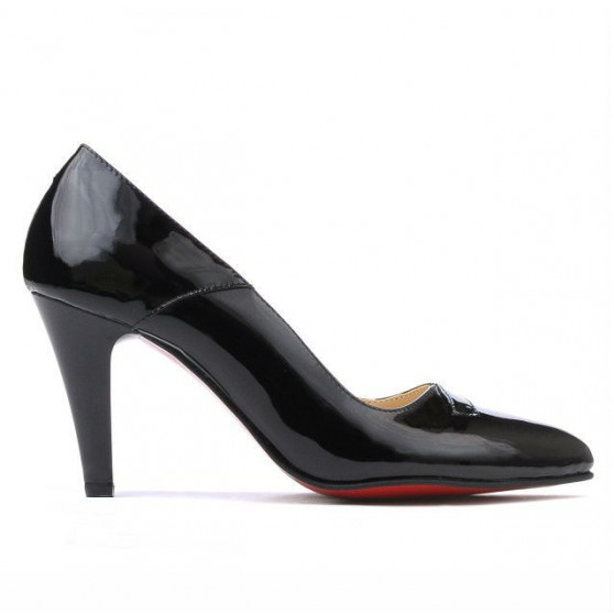 Scarpe eleganti donna 1231 vernice nera