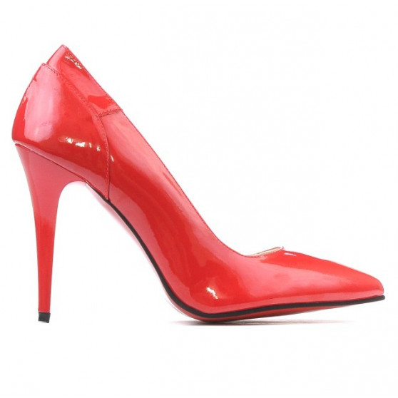 Scarpe eleganti donna 1230 vernice rossa