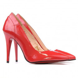 Scarpe eleganti donna 1230 vernice rossa