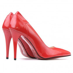 Scarpe eleganti donna 1230 vernice rossa