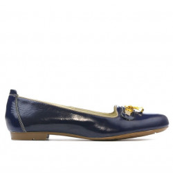 Scarpe casual donna 639 vernice indaco