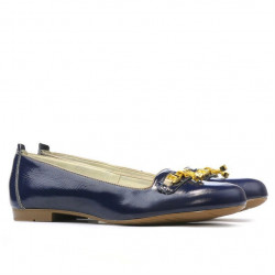 Scarpe casual donna 639 vernice indaco
