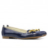 Scarpe casual donna 639 vernice indaco