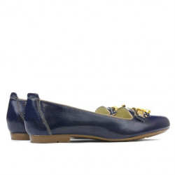 Scarpe casual donna 639 vernice indaco