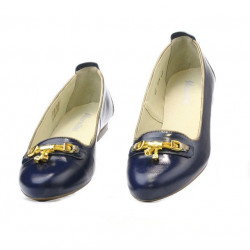 Scarpe casual donna 639 vernice indaco