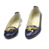 Scarpe casual donna 639 vernice indaco