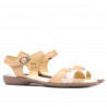 Sandali donna 590 caramello+beige