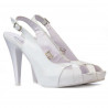 Sandali donna 1222 vernice bianca