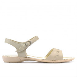 Sandali donna 590 beige+caramello