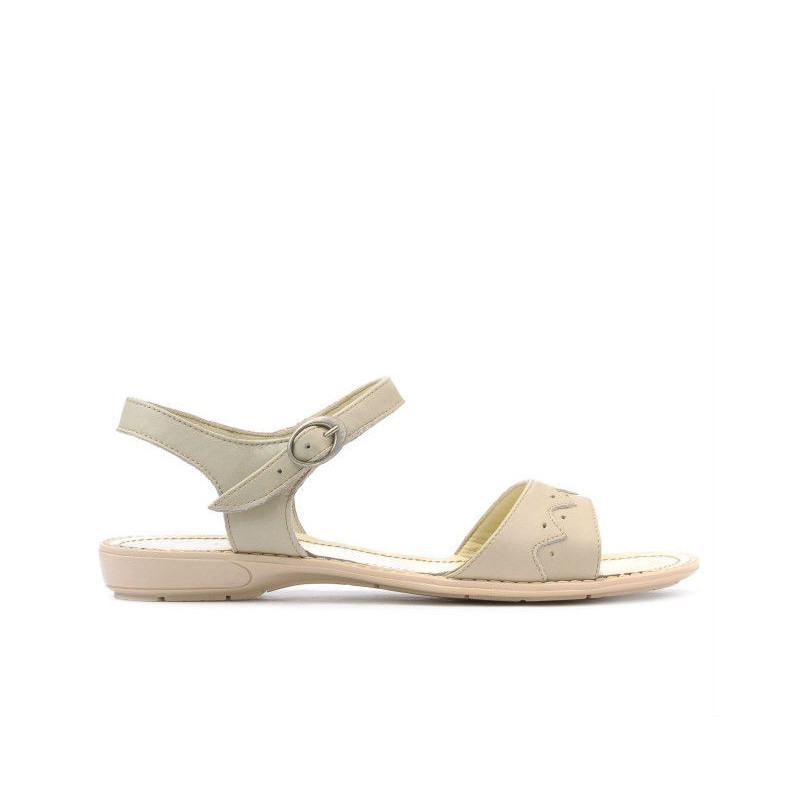 Sandali donna 590 beige+caramello