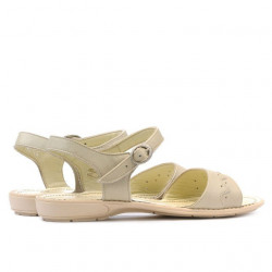 Sandali donna 590 beige+caramello