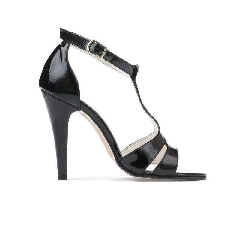 Sandali donna 1239-1s vernice nera