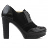 Scarpe casual donna 637 nero combinato