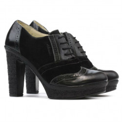 Scarpe casual donna 637 nero combinato